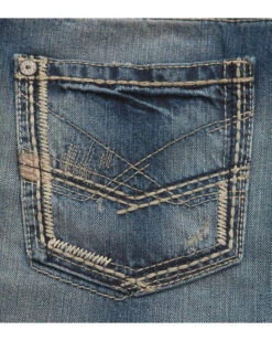 Ariat Men's M5 Ridgeline Medium Wash Slim Straight Jeans -Fashion Store 010C80 GR D2