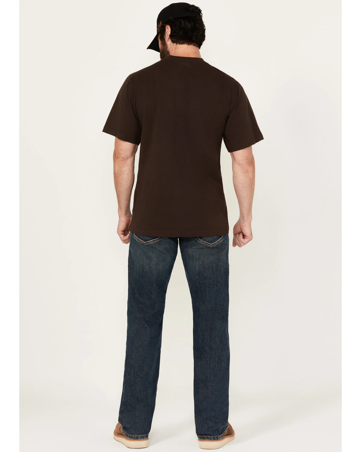 Ariat Men's Rebar M5 Durastretch Dark Wash Low Rise Straight Jeans 7 Ariat Men's Rebar M5 Durastretch Dark Wash Low Rise Straight Jeans - Image 5