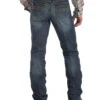 Cinch Men's Silver Label Dark Wash Mid Rise Slim Straight Performance Jeans