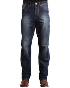 Stetson Modern Fit "V" Stitched Jeans - Big & Tall 7 Stetson Modern Fit "V" Stitched Jeans - Big & Tall -Fashion Store 013746 L7 P2