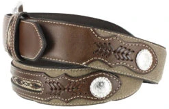 Nocona Men's Roughout Overlay Western Belt -Fashion Store 1202N6 41 D2