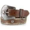 Nocona Men's Hair-On-Hide Star Concho Belt 1 Nocona Men's Hair-On-Hide Star Concho Belt -Fashion Store 1202N9 22 P1