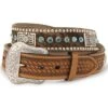 Nocona Men's Calf Hair-On-Hide Leather Belt - Reg & Big