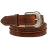 Ariat Men's Rowdy Center Bump Leather Belt -Fashion Store 120Y28 BR P1