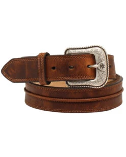 Ariat Men's Rowdy Center Bump Leather Belt