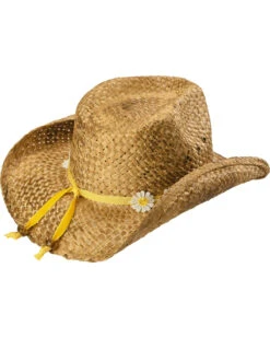Shyanne Girls' Daisy Straw Hat -Fashion Store 2000206855 200 P2