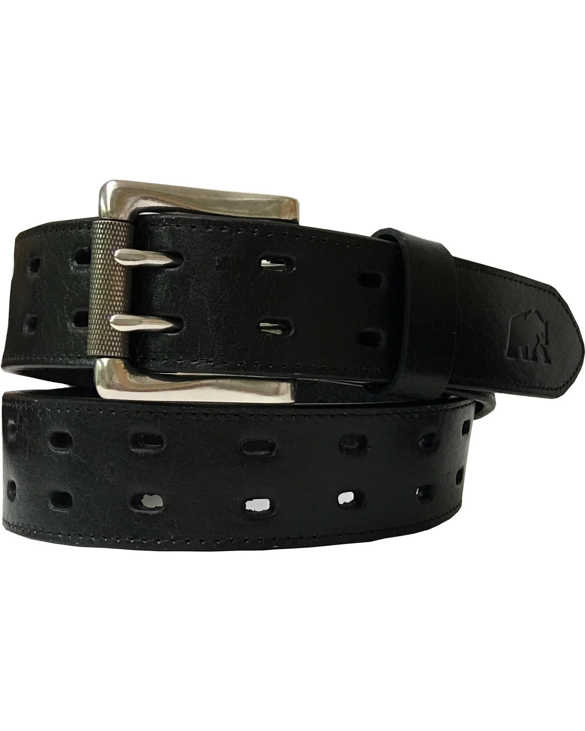 Berne Men's Genuine Leather Double Row Belt 3 Berne Men's Genuine Leather Double Row Belt