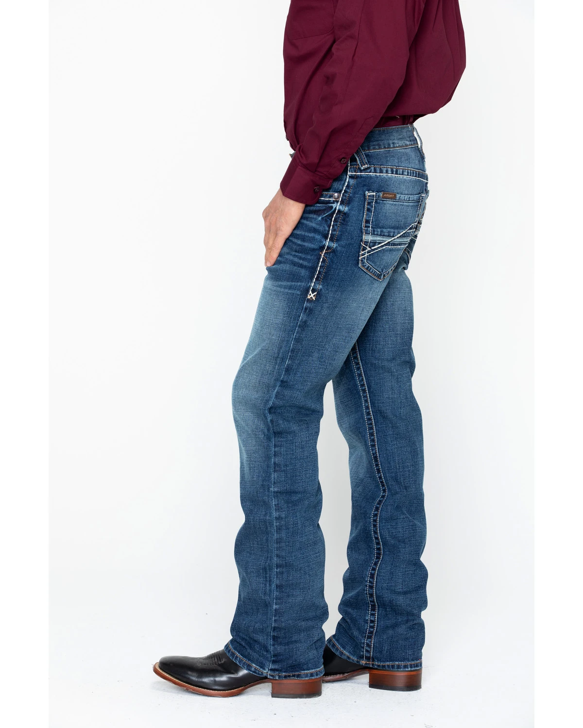 Ariat Men's M4 Preston Silverton Jeans - Big And Tall 5 Ariat Men's M4 Preston Silverton Jeans - Big And Tall - Image 3