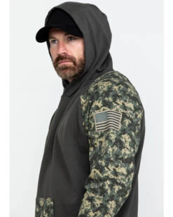 Ariat Men's FR Durastretch Camo Patriot Hooded Work Sweatshirt - Tall 12 Ariat Men's FR Durastretch Camo Patriot Hooded Work Sweatshirt - Tall -Fashion Store 2000279566 340 P5