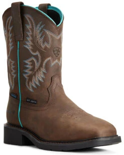 Ariat Women's Krista Waterproof Western Work Boots - Steel Toe