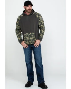Ariat Men's FR Durastretch Camo Patriot Hoodie Work Sweatshirt - Big -Fashion Store 2000281951 340 P6