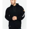 Hawx Men's Logo Sleeve Hooded Work Sweatshirt - Big -Fashion Store 2000284106 001 P1