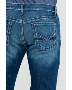Cinch Men's Ian Medium Stone Wash Slim Boot Jeans -Fashion Store 2000288366 402 P5