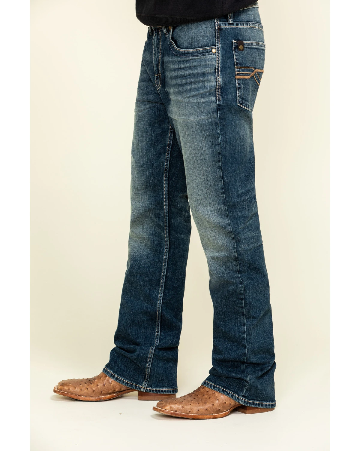 Cody James Core Men's Sundance Medium Wash Stretch Slim Bootcut Jeans 5 Cody James Core Men's Sundance Medium Wash Stretch Slim Bootcut Jeans - Image 3