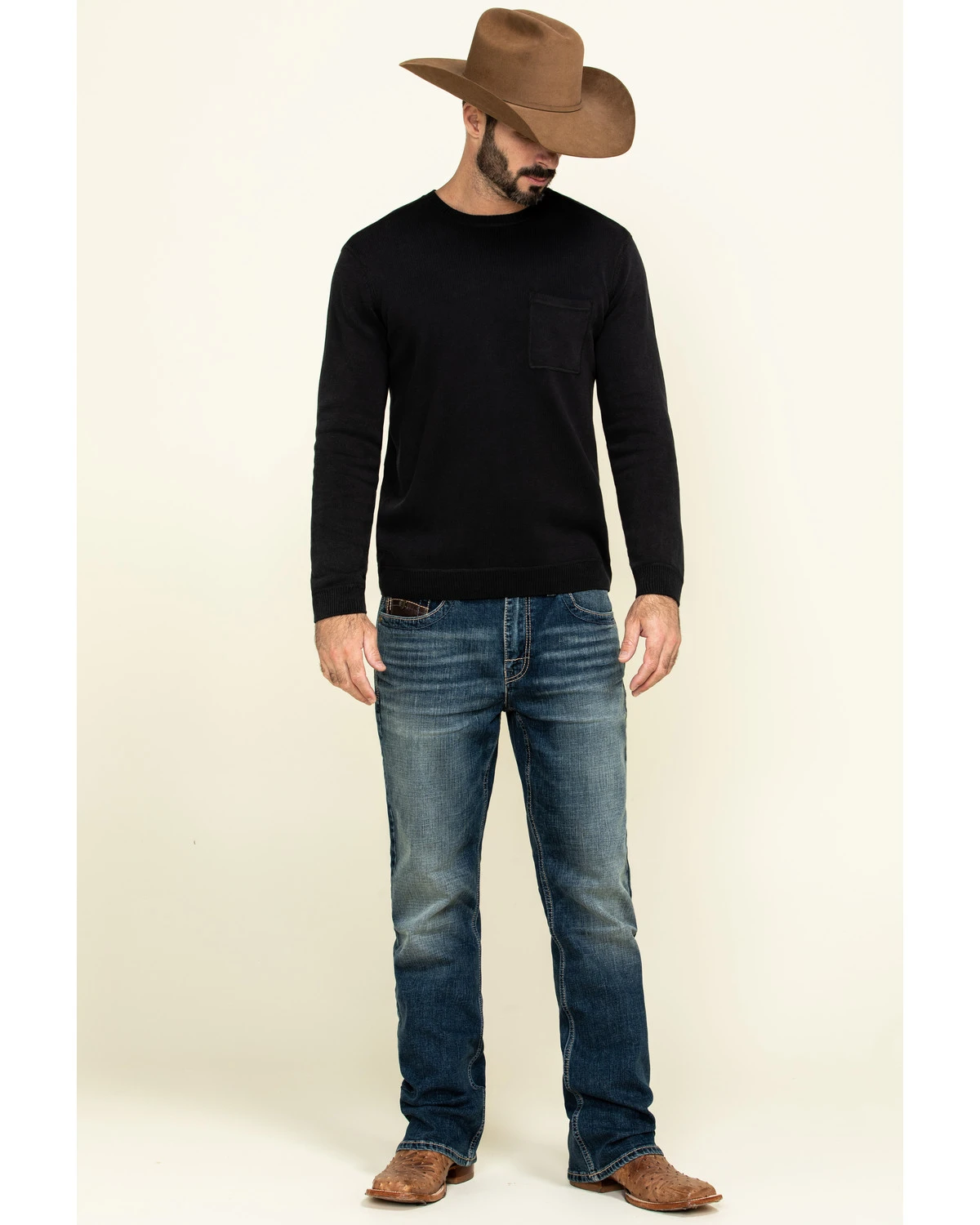 Cody James Core Men's Sundance Medium Wash Stretch Slim Bootcut Jeans 8 Cody James Core Men's Sundance Medium Wash Stretch Slim Bootcut Jeans - Image 6