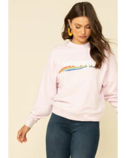 Wrangler Retro Women's Lilac High Rib Pullover