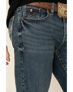 Cody James Core Men's High Roller Top Tier Medium Wash Stretch Slim Bootcut Jeans -Fashion Store 2000312860 400 P3