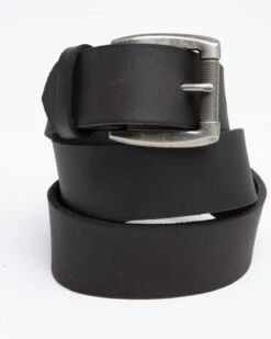 Hawx Men's Black Plain Roller Buckle Work Belt