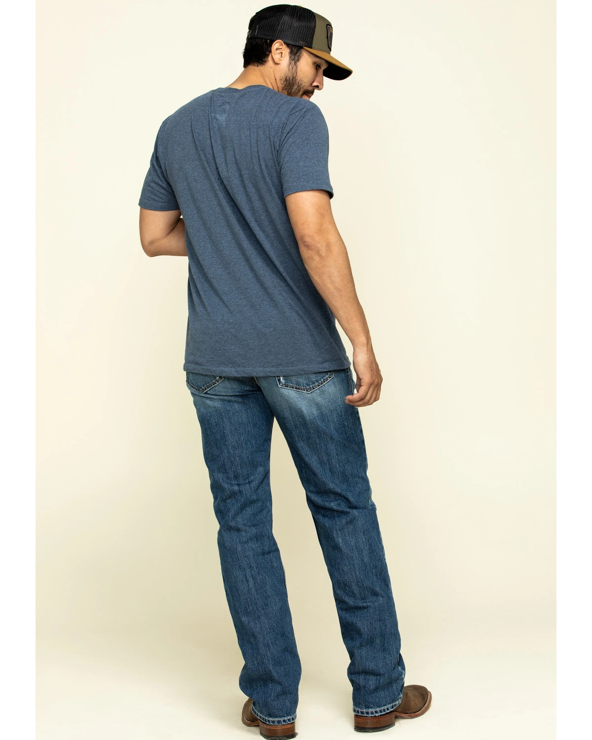 Ariat Men's Riverbend Val Stackable Rigid Relaxed Bootcut Jeans 7 Ariat Men's Riverbend Val Stackable Rigid Relaxed Bootcut Jeans - Image 5