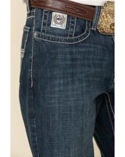 Cinch Men's White Label Performance Dark Relaxed Straight Jeans -Fashion Store 2000323611 402 P5