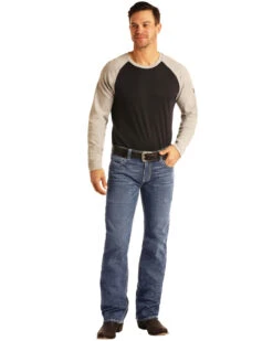 Rock & Roll Denim Men's FR Pistol Light Classic Straight Work Jeans 11 Rock & Roll Denim Men's FR Pistol Light Classic Straight Work Jeans -Fashion Store 2000323862 400 P5