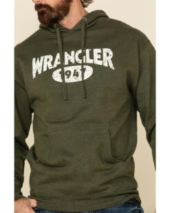 Wrangler Men's Logo Graphic Hooded Sweatshirt -Fashion Store 2000327307 300 P4