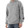Carhartt Men's Loose Fit Midweight Logo Sleeve Graphic Hooded Sweatshirt - Tall 1 Carhartt Men's Loose Fit Midweight Logo Sleeve Graphic Hooded Sweatshirt - Tall -Fashion Store 2000332435 070 P1