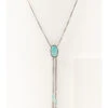 Prime Time Women's Turquoise Stone Bolo Necklace 2 Prime Time Women's Turquoise Stone Bolo Necklace -Fashion Store 2000334008 040 P1