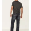 Rock & Roll Denim Men's Dark Vintage Double Barrel Stretch Relaxed Straight Jeans -Fashion Store 2000334315 400 P1