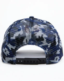 Hawx Men's Navy Camo Logo Mesh-Back Ball Cap -Fashion Store 2000335175 410 P3