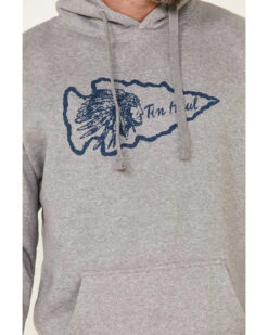 Tin Haul Men's Gray Native Arrowhead Graphic Hooded Sweatshirt -Fashion Store 2000336421 020 P3