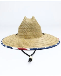 Cody James Men's USA Strong Lifeguard Straw Sun Hat -Fashion Store 2000338987 942 P3