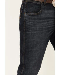 Wrangler Retro Men's Dark Wash Rocky Mount Relaxed Bootcut Jeans - Tall -Fashion Store 2000340790 400 P4