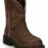 Justin Women's Wanette Western Work Boots - Steel Toe -Fashion Store 2000340878 230 P1