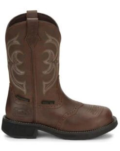 Justin Women's Wanette Waterproof Western Work Boots - Steel Toe -Fashion Store 2000340880 200 P2