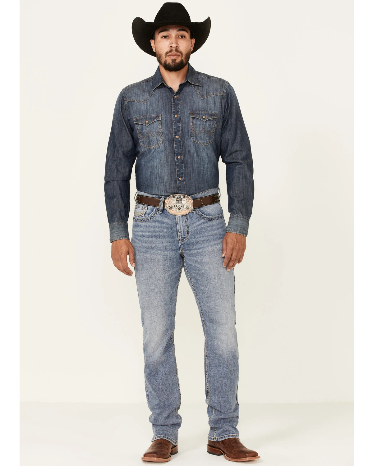 Cody James Men's Mustang Light Wash Stretch Slim Straight Jeans 3 Cody James Men's Mustang Light Wash Stretch Slim Straight Jeans