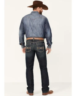 Ariat Men's M4 Cobalt Dark Wash Stretch Relaxed Straight Jeans 8 Ariat Men's M4 Cobalt Dark Wash Stretch Relaxed Straight Jeans -Fashion Store 2000341785 400 P3