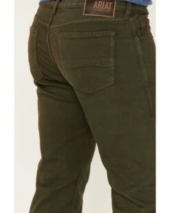 Ariat Men's M7 Grizzly Wash Stretch Slim Straight Jeans -Fashion Store 2000341994 280 P4