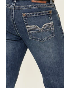 Rock 47 By Wrangler Men's Melody Medium Wash Stretch Slim Bootcut Jeans -Fashion Store 2000342099 400 P3
