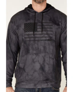 Hooey Men's Tie-Dye Liberty Roper Flag Graphic Hooded Sweatshirt -Fashion Store 2000342389 001 P3
