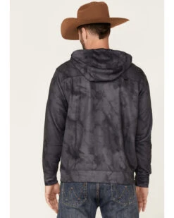 Hooey Men's Tie-Dye Liberty Roper Flag Graphic Hooded Sweatshirt -Fashion Store 2000342389 001 P4