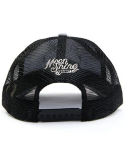 Moonshine Spirit Men's Country Music & Beer Flag Patch Mesh-Back Ball Cap -Fashion Store 2000342947 020 P3