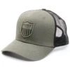 Hawx Men's Olive Shield Logo Patch Mesh-Back Ball Cap -Fashion Store 2000342951 341 P1