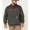 Carhartt Men's Loose Fit Midweight Logo Hooded Work Sweatshirt 1 Carhartt Men's Loose Fit Midweight Logo Hooded Work Sweatshirt -Fashion Store 2000343203 022 P1