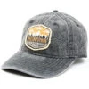 H3 Sportgear Men's Acid Wash Yellowstone National Park Patch Ball Cap -Fashion Store 2000346023 001 P1
