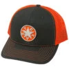 Oil Field Hats Men's Heather Gray & Orange Texas Star Patch Mesh-Back Ball Cap -Fashion Store 2000346245 022 P1