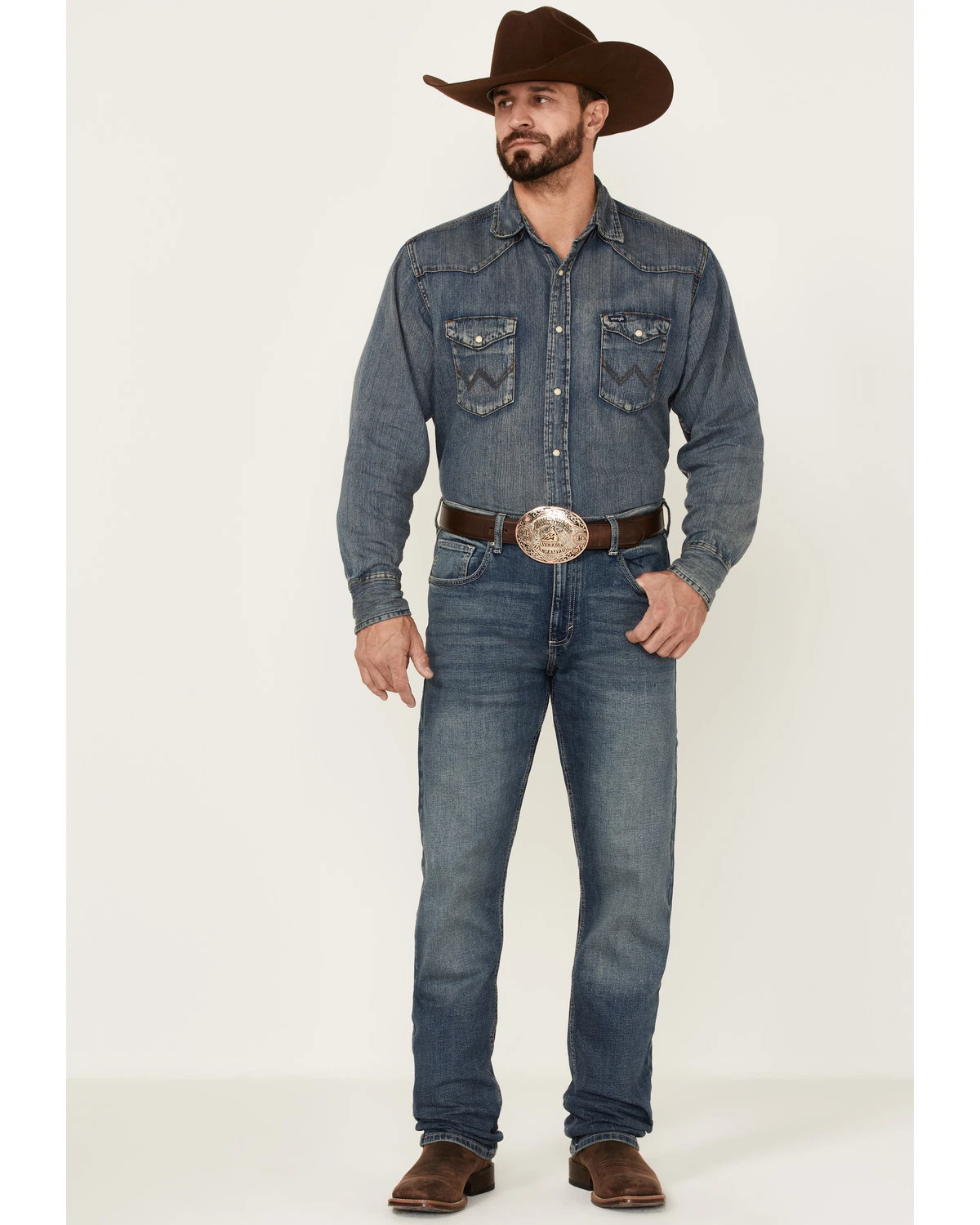 Wrangler 20X Men's No.44 Ember Dark Wash Stretch Slim Straight Jeans 3 Wrangler 20X Men's No.44 Ember Dark Wash Stretch Slim Straight Jeans