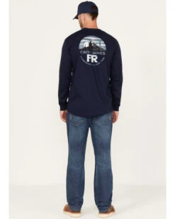 Cody James Men's FR Medium Wash Slim Straight Jeans -Fashion Store 2000348999 400 P3