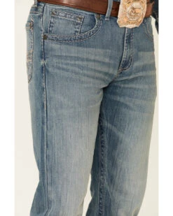 Rock 47 By Wrangler Men's Cochran Medium Wash Stretch Slim Straight Jeans 7 Rock 47 By Wrangler Men's Cochran Medium Wash Stretch Slim Straight Jeans -Fashion Store 2000350739 400 P2