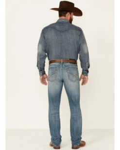 Rock 47 By Wrangler Men's Cochran Medium Wash Stretch Slim Straight Jeans 8 Rock 47 By Wrangler Men's Cochran Medium Wash Stretch Slim Straight Jeans -Fashion Store 2000350739 400 P3